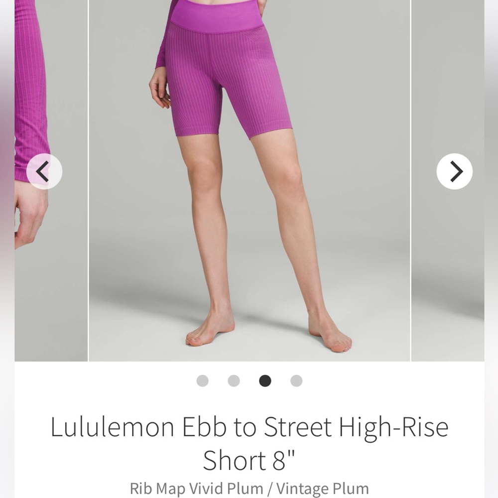 lululemon ebb to street shorts